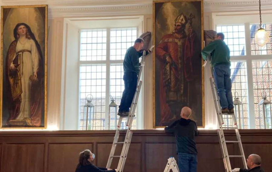 What a conservation journey looks like with the Benjamin West Paintings